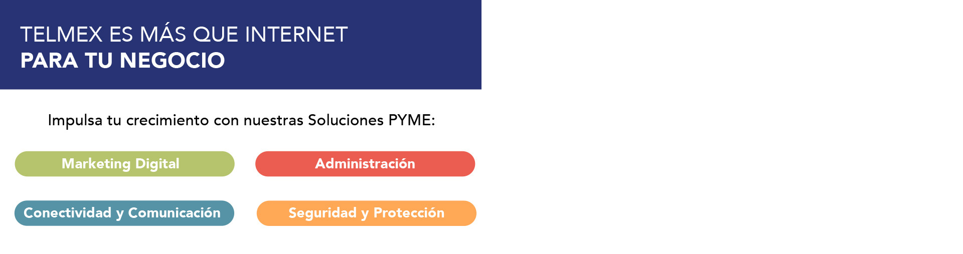 Telmex es más que internet para tu negocio