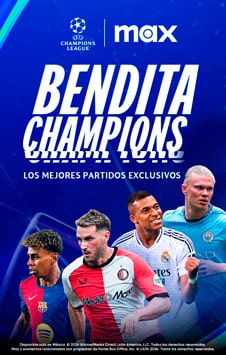 Bendita Champions en Max con Telmex